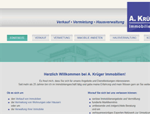 Tablet Screenshot of a-krueger-immo.de